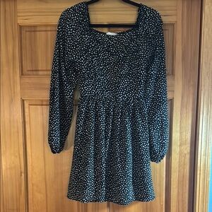 Altar'd State Black and White Patterned Dress